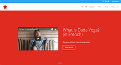 Desktop Screenshot of dadayoga.com
