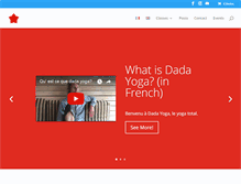 Tablet Screenshot of dadayoga.com